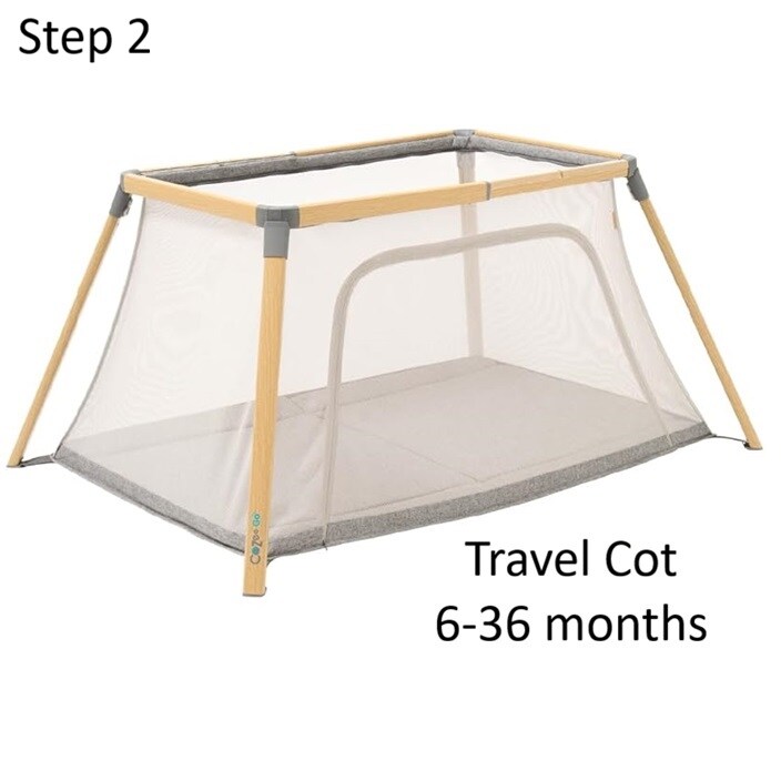Ceļojumu gultiņa bērniem Tutti Bambini CoZee Go 3-in-1