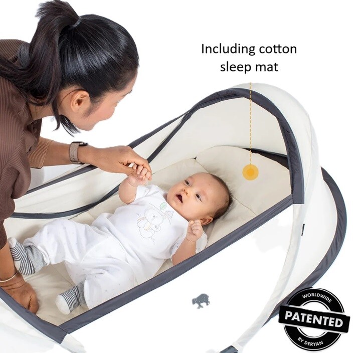 Ceļojumu gultiņa - Deryan Infant Box Cream