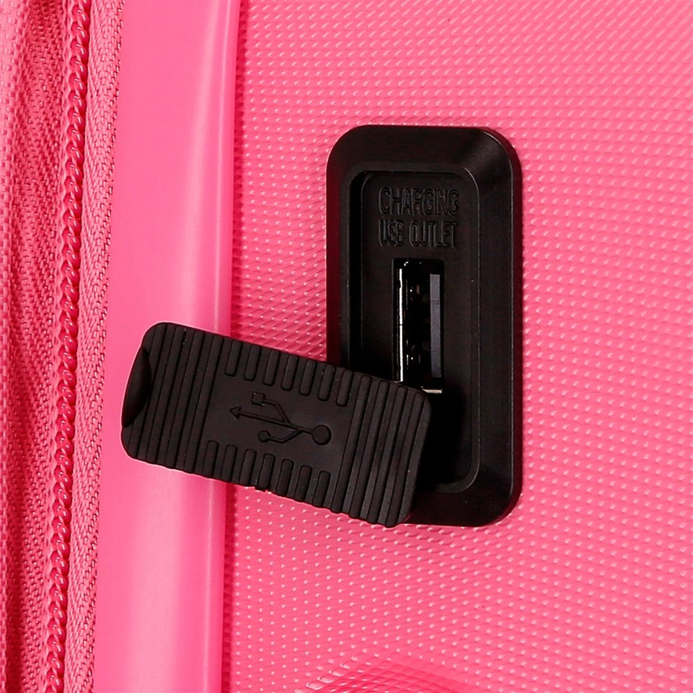 Bērnu koferis Enso Annie Fuchsia