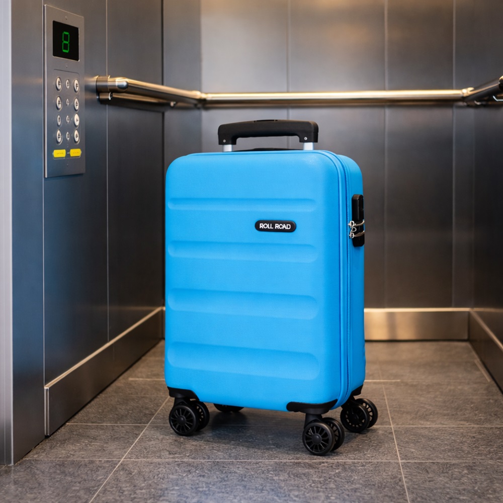 Bērnu koferis Roll Road Flex Blue