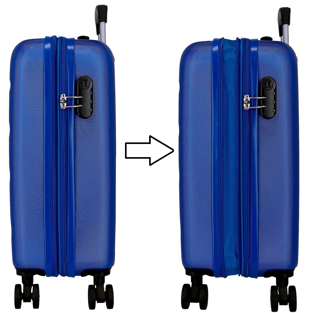 Bērnu koferis Roll Road Flex Expandable Blue Bērnu koferis Roll Road Flex Expandable Blue