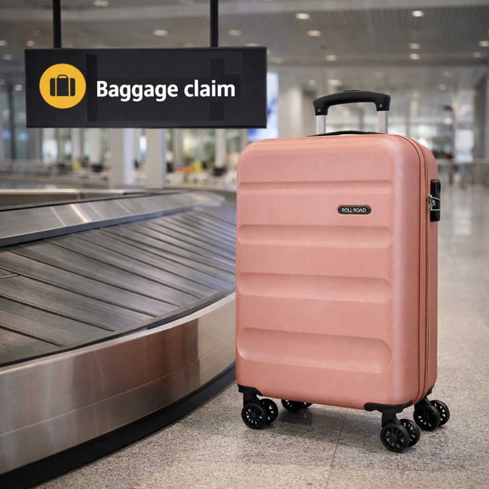 Bērnu koferis Roll Road Flex Pink