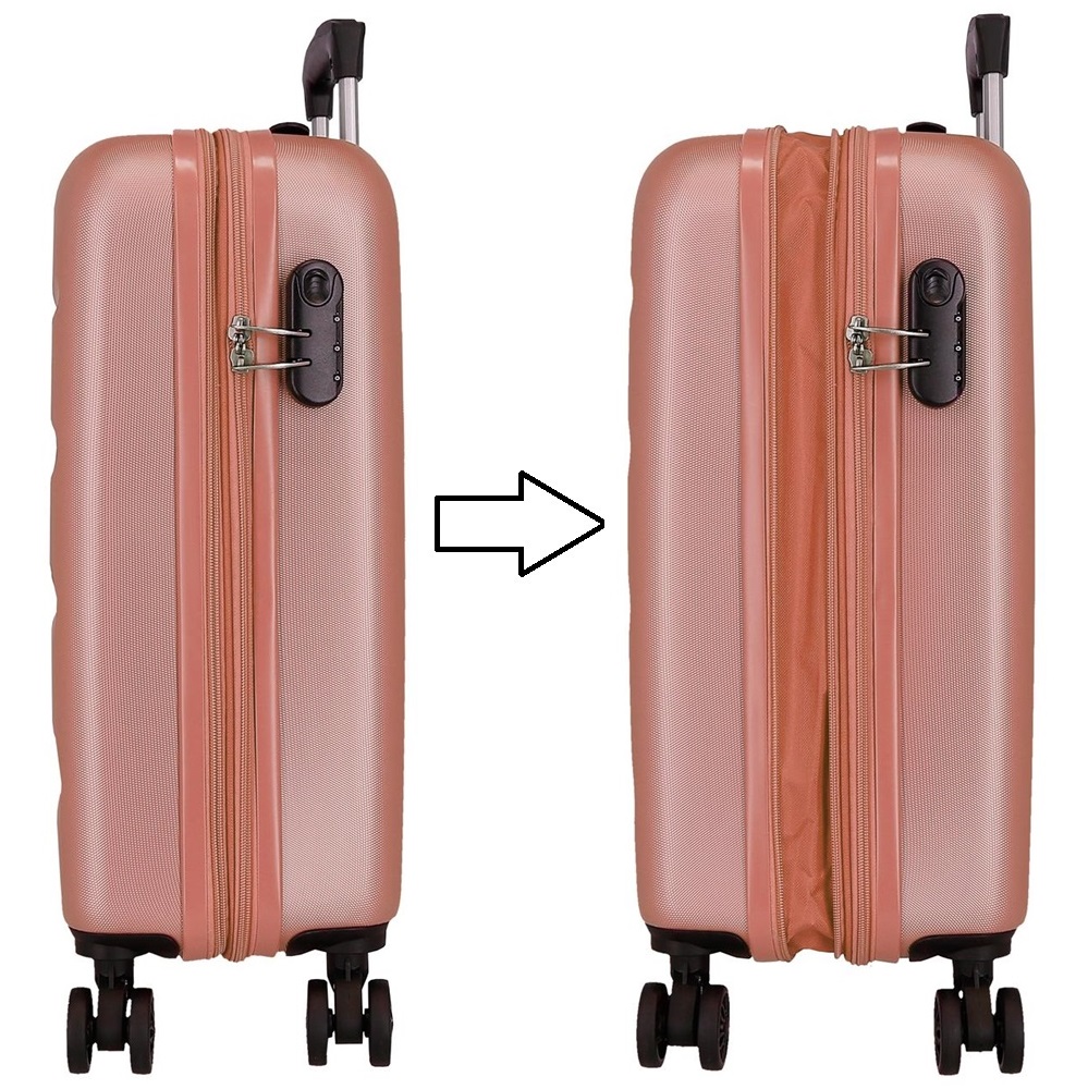 Bērnu koferis Roll Road Flex Pink