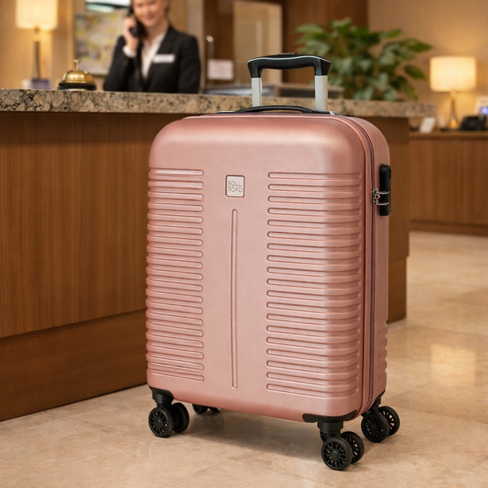 Bērnu koferis Roll Road India Pink Bērnu koferis Roll Road India Pink