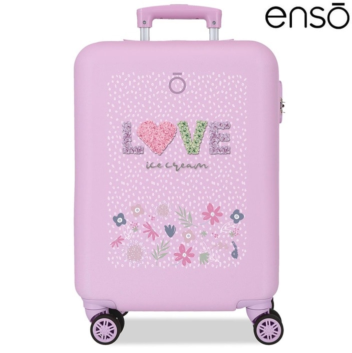 Bērnu koferis Enso Love Ice Cream Purple