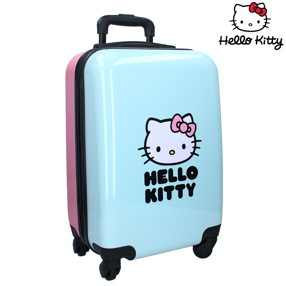 Bērnu čemodāns Stitch Hello Kitty Voyage Vibes