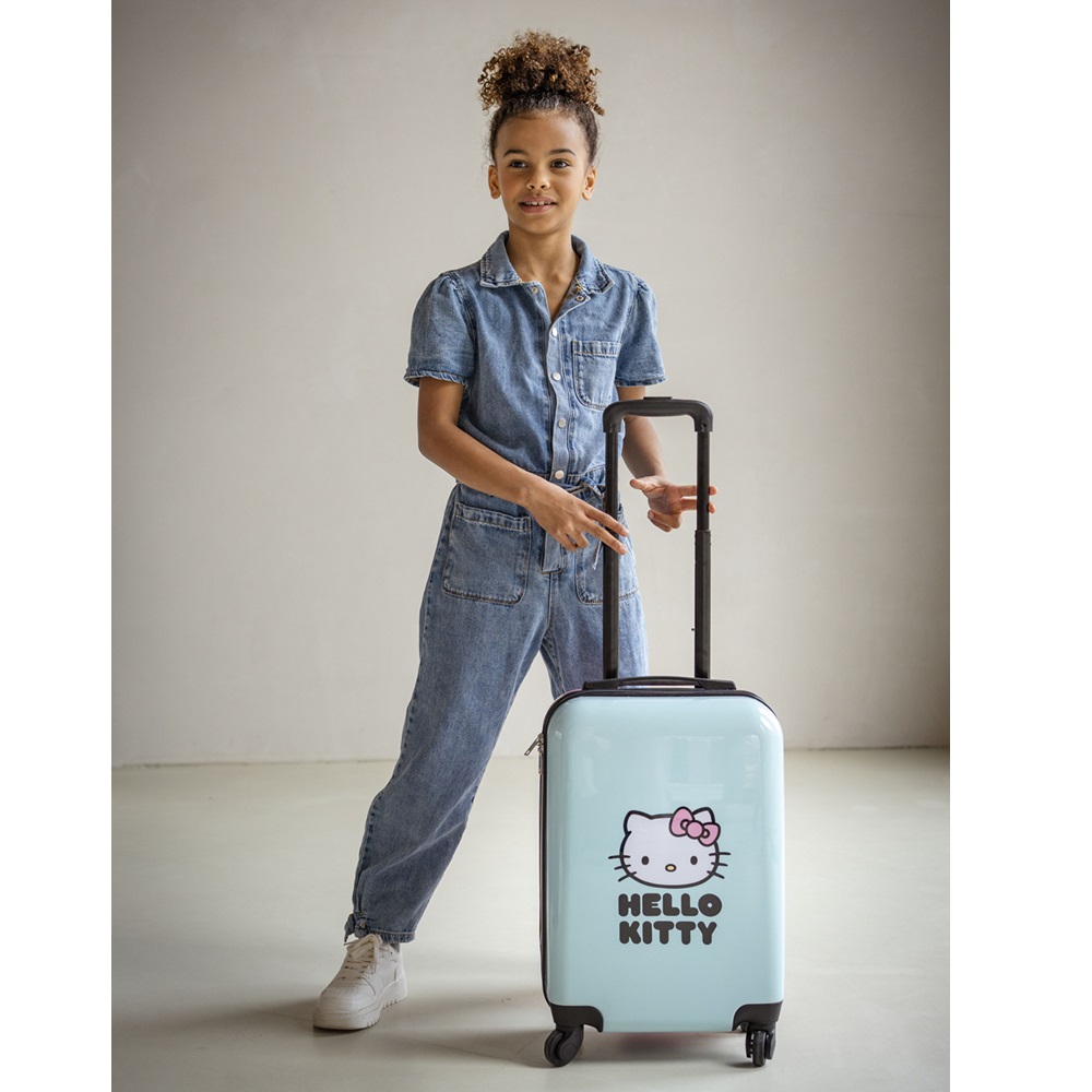 Bērnu čemodāns Stitch Hello Kitty Voyage Vibes