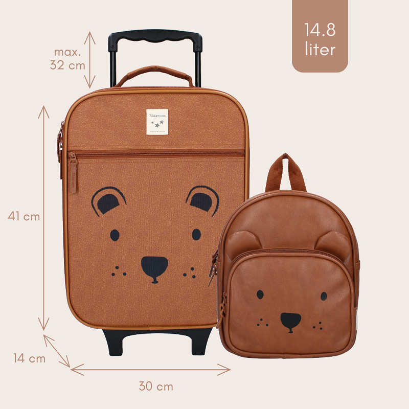 Bērnu koferis Kidzroom Sevilla Bear