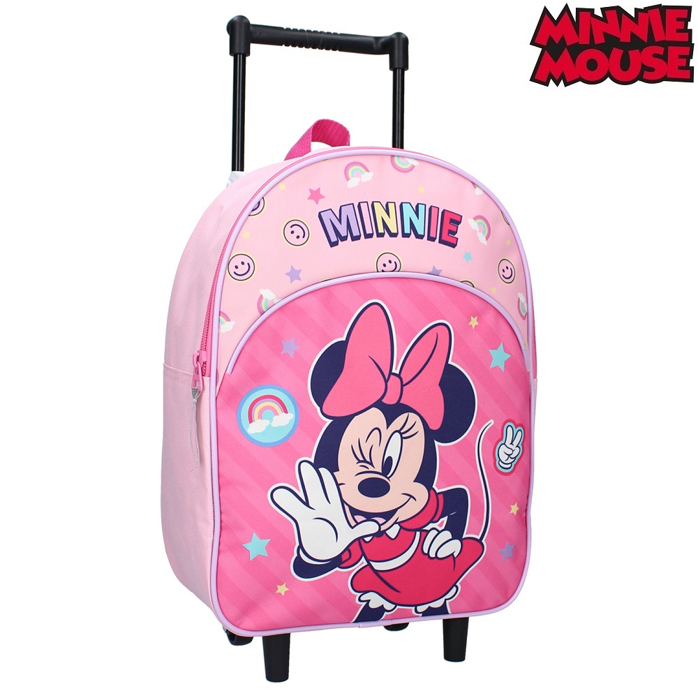 Bērnu čemodāns Minnie Mouse Glam It Up Trolley Backpack
