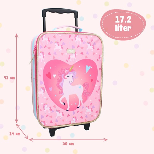 Bērnu koferis Pret Made To Roll Unicorn