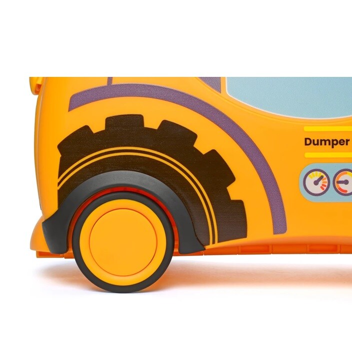 Bērnu ride-on koferis - Trunki Glide Doug Digger