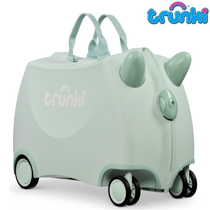 Bērnu ride-on koferis - Trunki Glide Sage