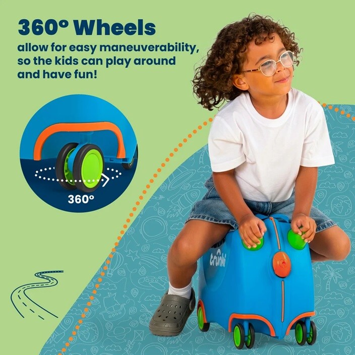 Bērnu ride-on koferis - Trunki Glide Terrance