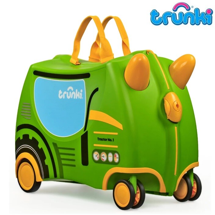 Bērnu ride-on koferis - Trunki Glide Tilly Tractor
