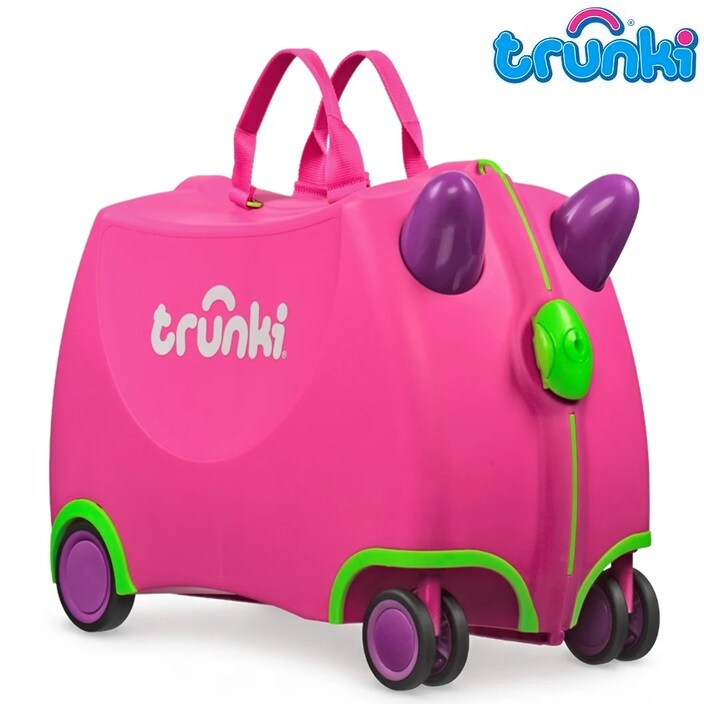 Bērnu ride-on koferis - Trunki Glide Trixie