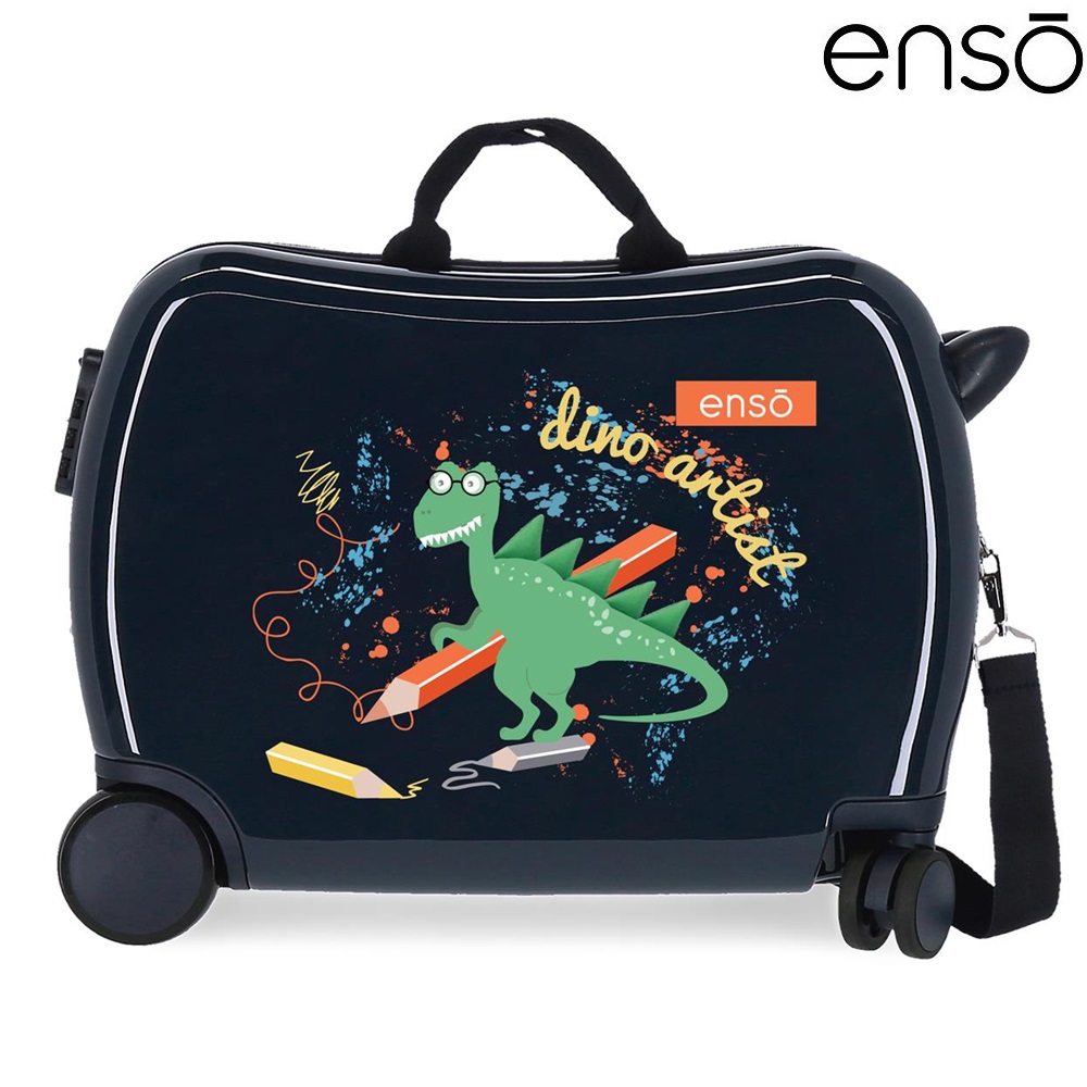 Bērnu čemodāns ar riteņiem Enso Dino Artist