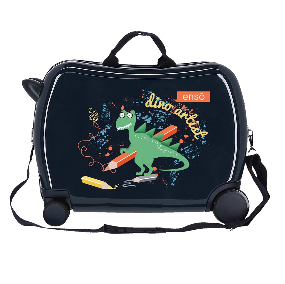 Bērnu čemodāns ar riteņiem Enso Dino Artist