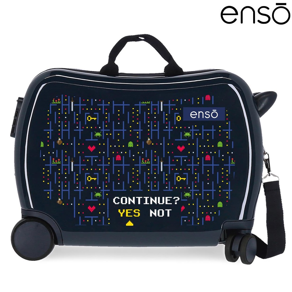 Bērnu koferis Enso Gamers Navy