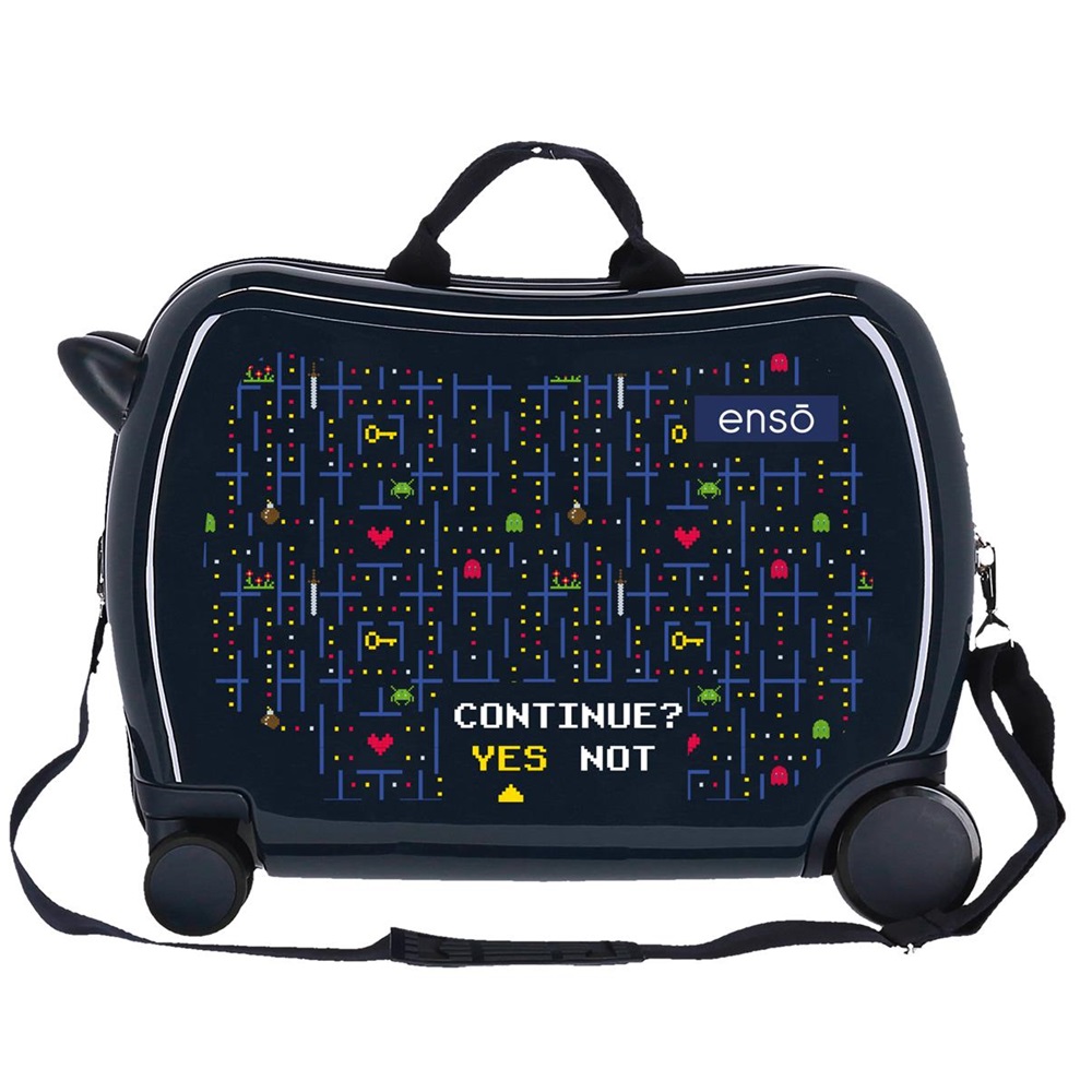 Bērnu koferis Enso Gamers Navy