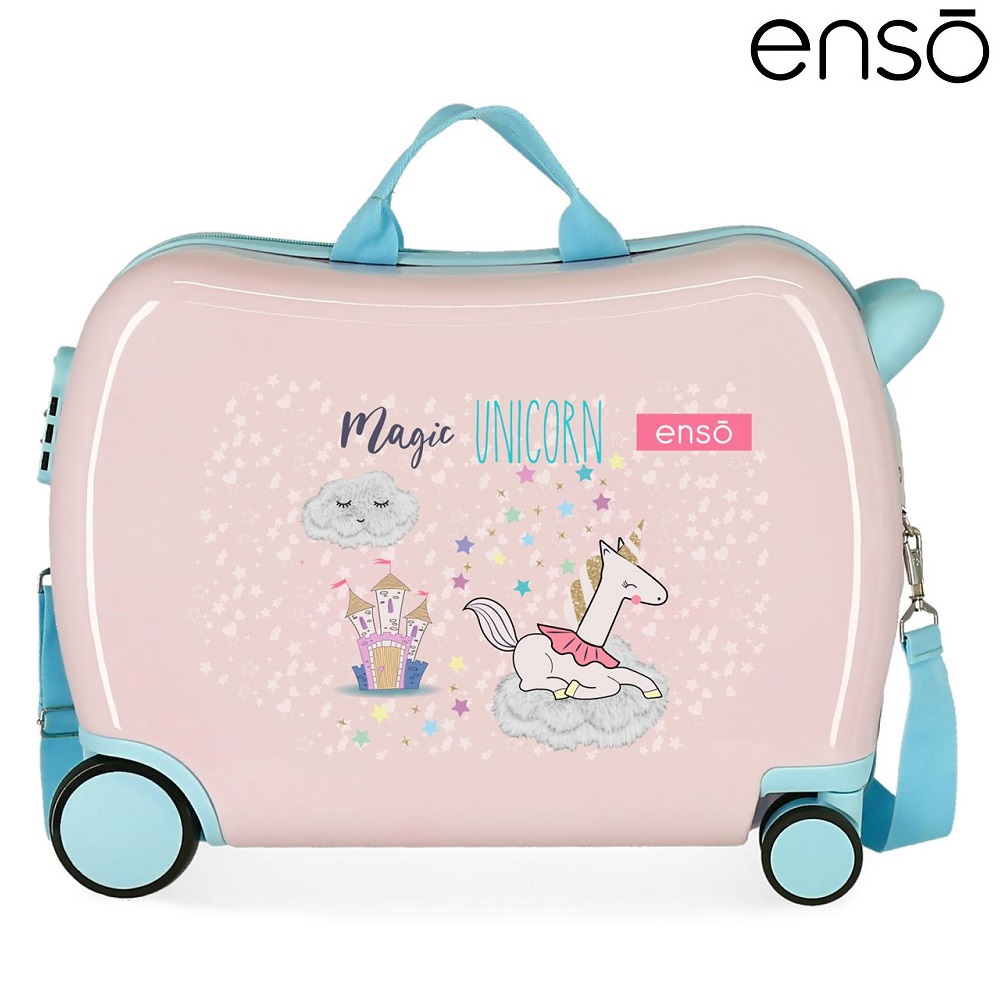 Bērnu čemodāns ar riteņiem Enso Magic Unicorn