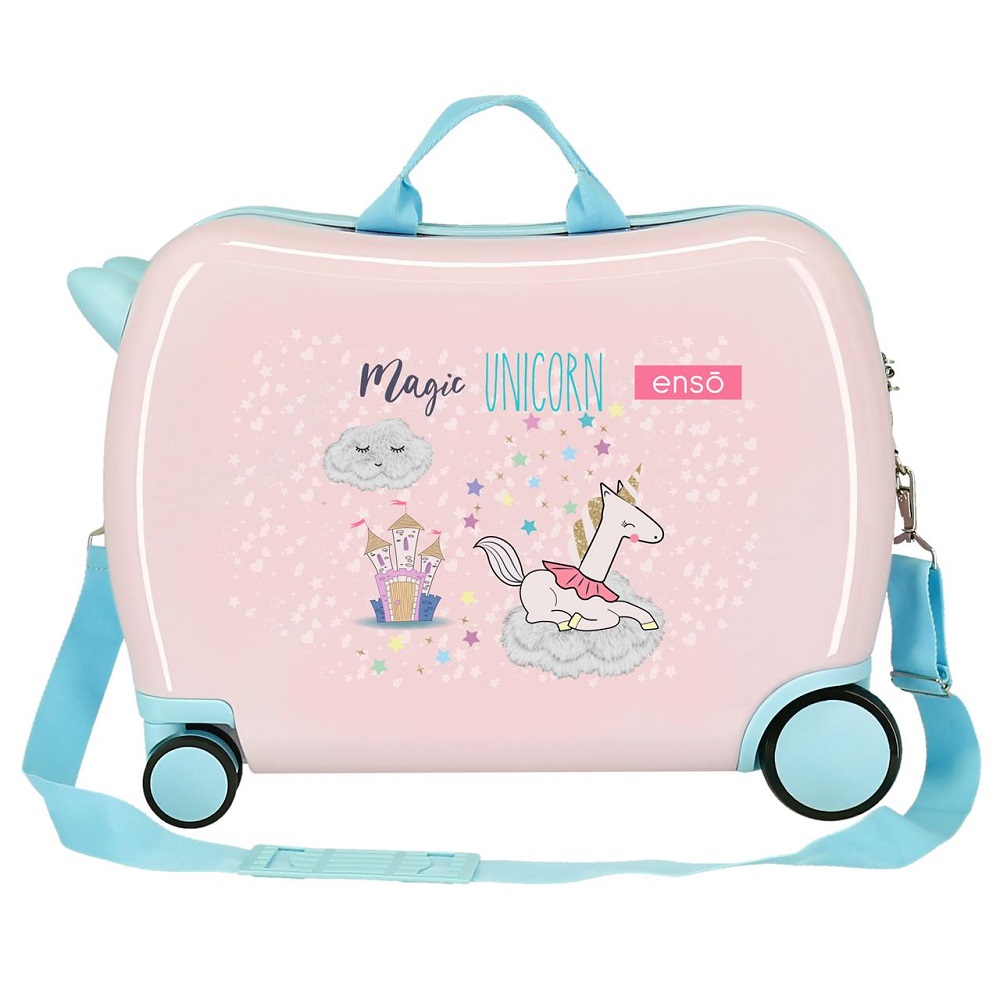 Bērnu čemodāns ar riteņiem Enso Magic Unicorn