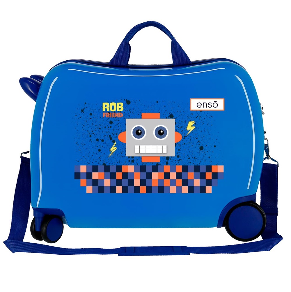 Bērnu čemodāns ar riteņiem Enso Rob Friend