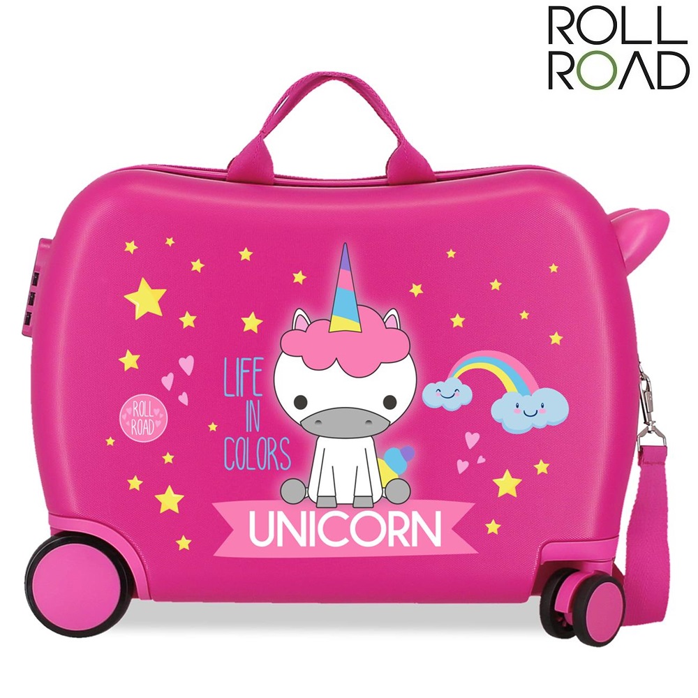 Bērnu ride-on koferis - Roll Road Little Me Unicorn Bērnu ride-on koferis - Roll Road Little Me Unicorn