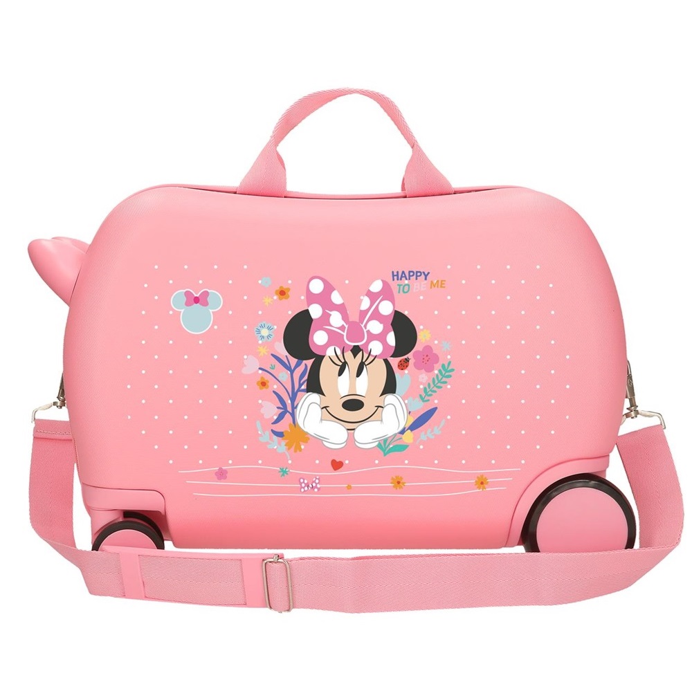 Bērnu ride-on koferis ar riteņiem Minnie Mouse Happy To Be Me