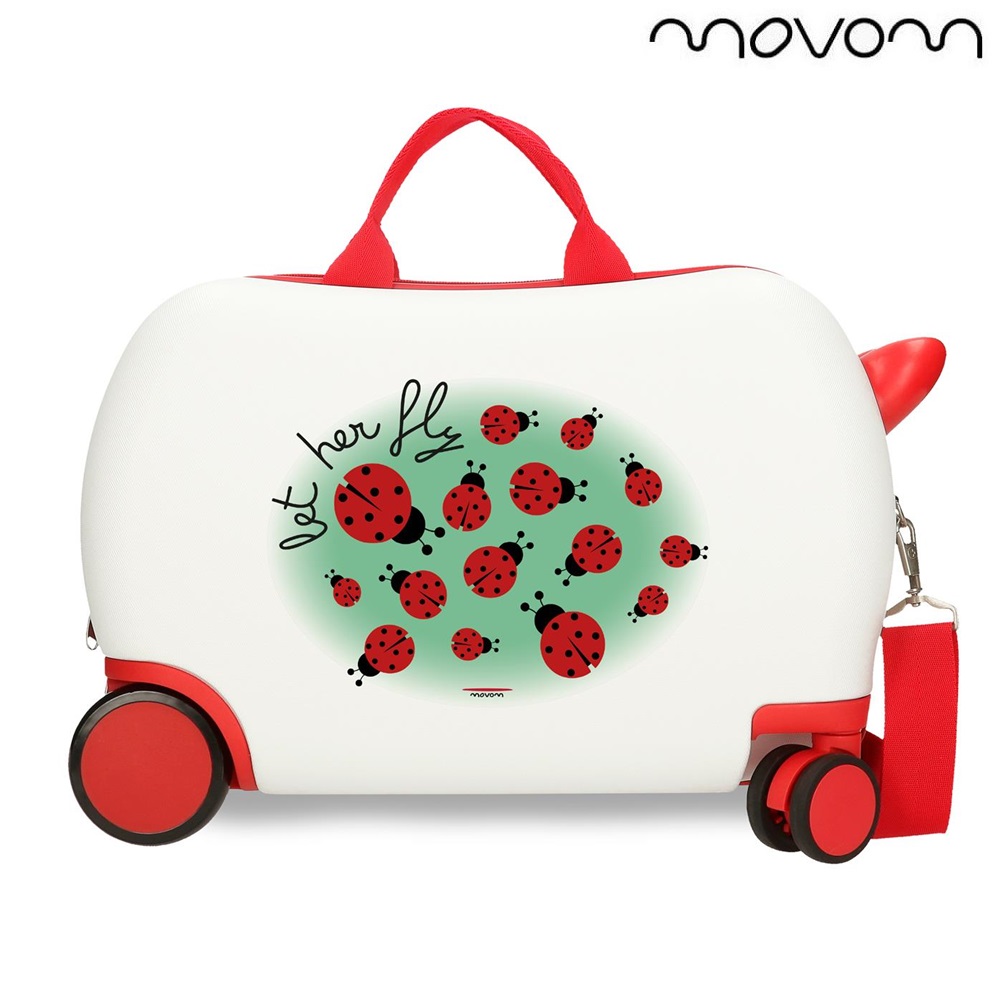 Čemodāns bērniem Ride-On Movom Butterfly