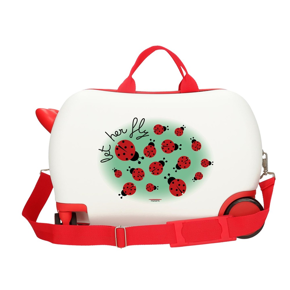 Čemodāns bērniem Ride-On Movom Butterfly