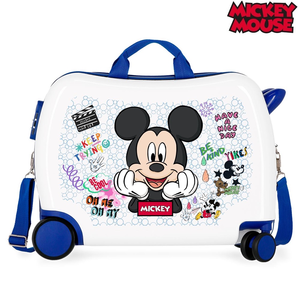 Čemodāns bērniem Ride-On Mickey Mouse Be Cool