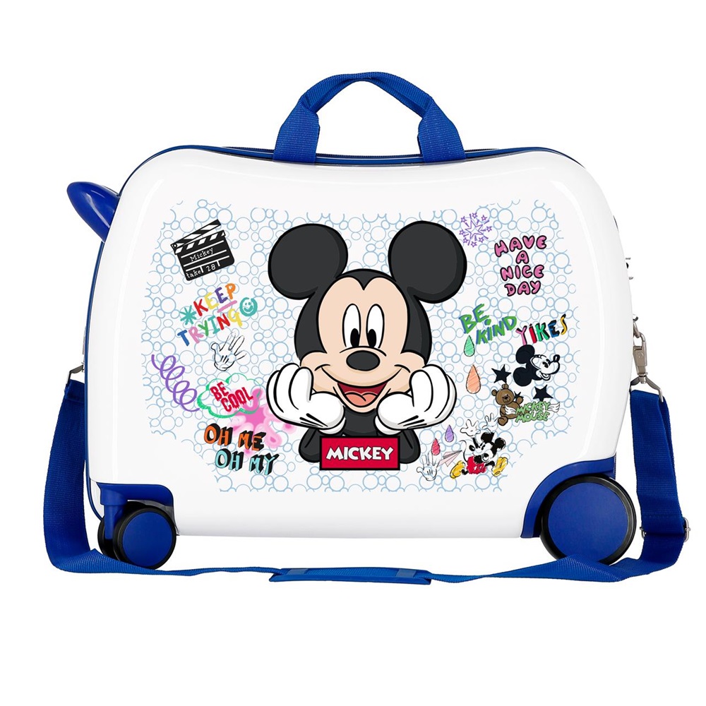 Čemodāns bērniem Ride-On Mickey Mouse Be Cool