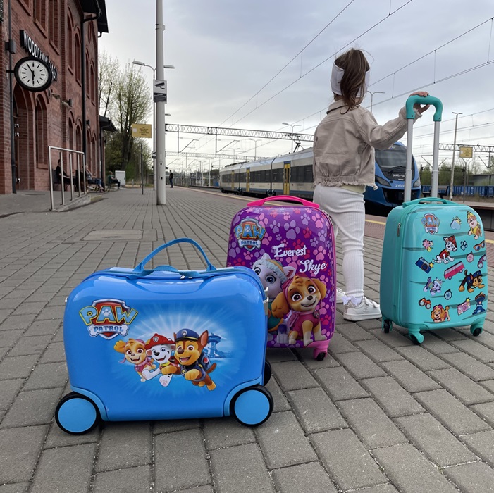 Bērnu koferis Paw Patrol Friends Blue