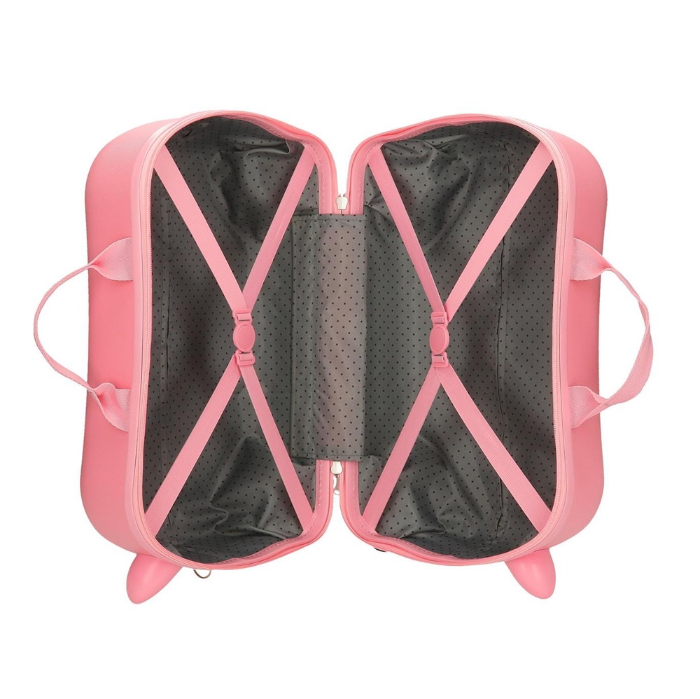 Bērnu ride-on koferis ar riteņiem Roll Road I Am Unicorn Pink