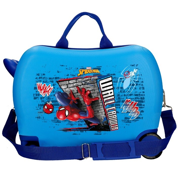 Bērnu ride-on koferis ar riteņiem Spiderman Wall Crawler