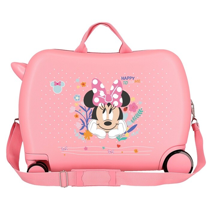 Bērnu ride-on koferis ar riteņiem Minnie Mouse Happy To Be Me