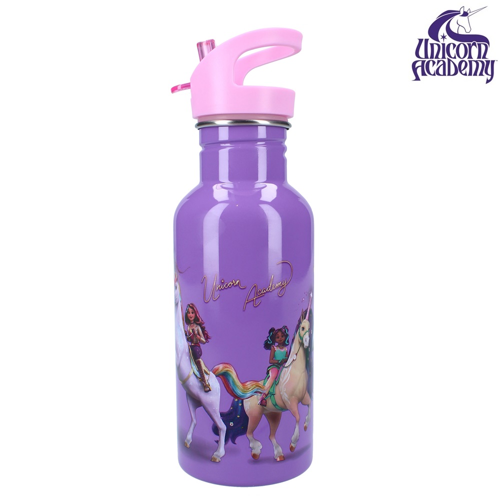 Nerūsējošā tērauda ūdens pudele bērniem Unicorn Academy