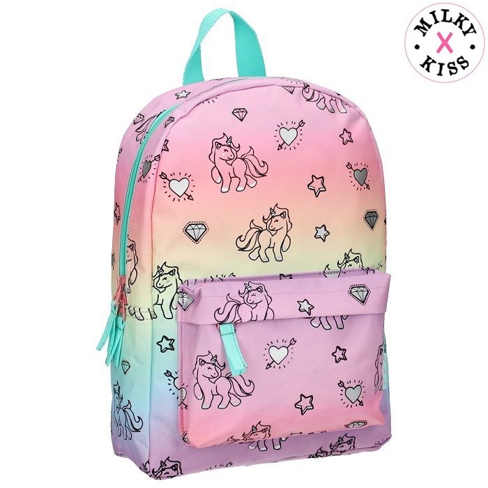 Bērnu mugursoma Milky Kiss Rainbows and Unicorn