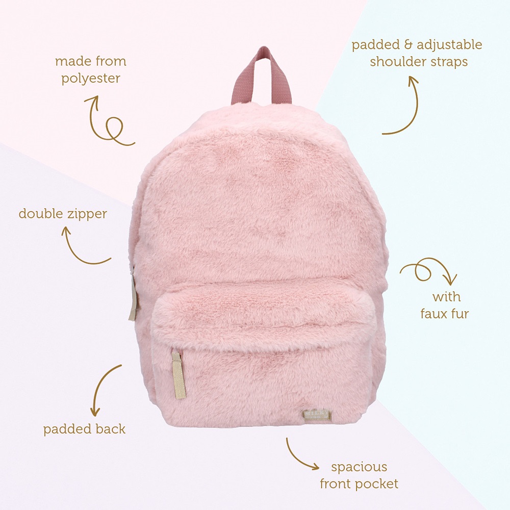Mugursoma bērniem Milky Kiss The Wow Factor Pink