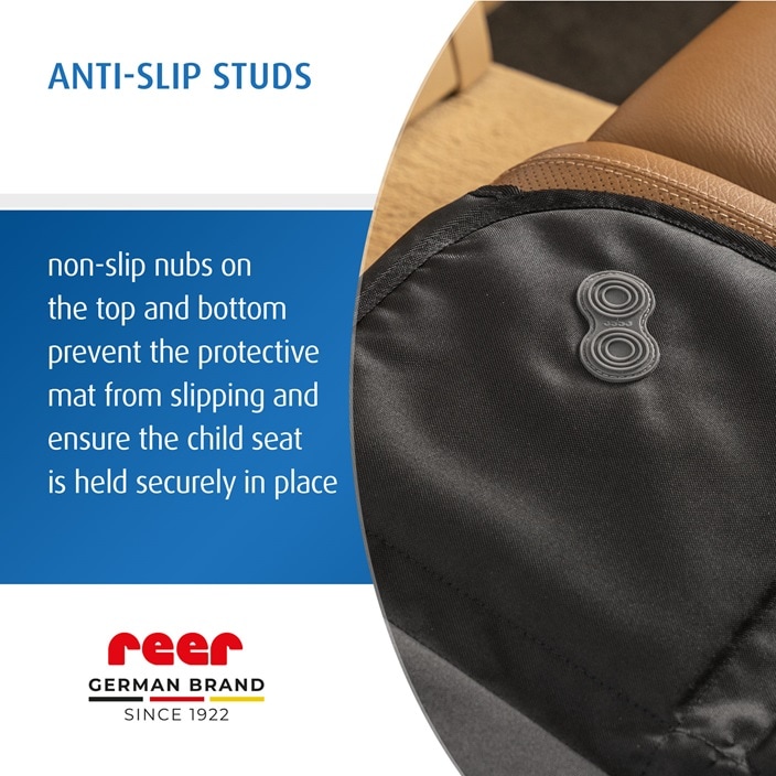Automašīnas sēdekļa aizsargpaklājs – Reer TravelKid MaxiProtect Black