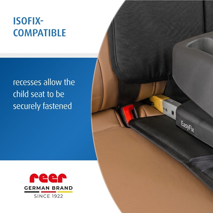 Automašīnas sēdekļa aizsargpaklājs – Reer TravelKid MaxiProtect Black