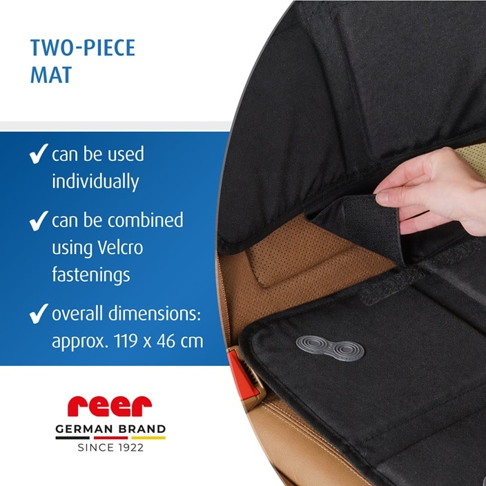 Automašīnas sēdekļa aizsargpaklājs – Reer TravelKid MaxiProtect Black