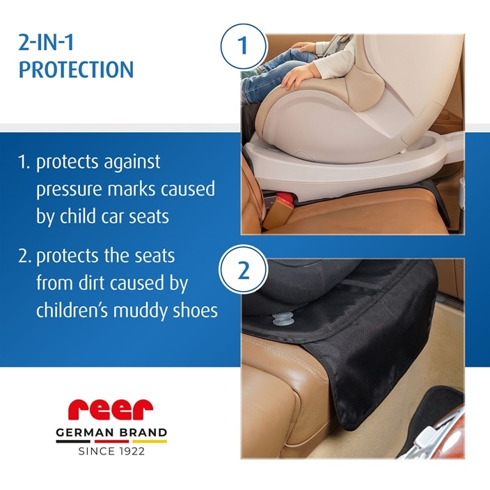 Automašīnas sēdekļa aizsargpaklājs – Reer TravelKid MaxiProtect Black