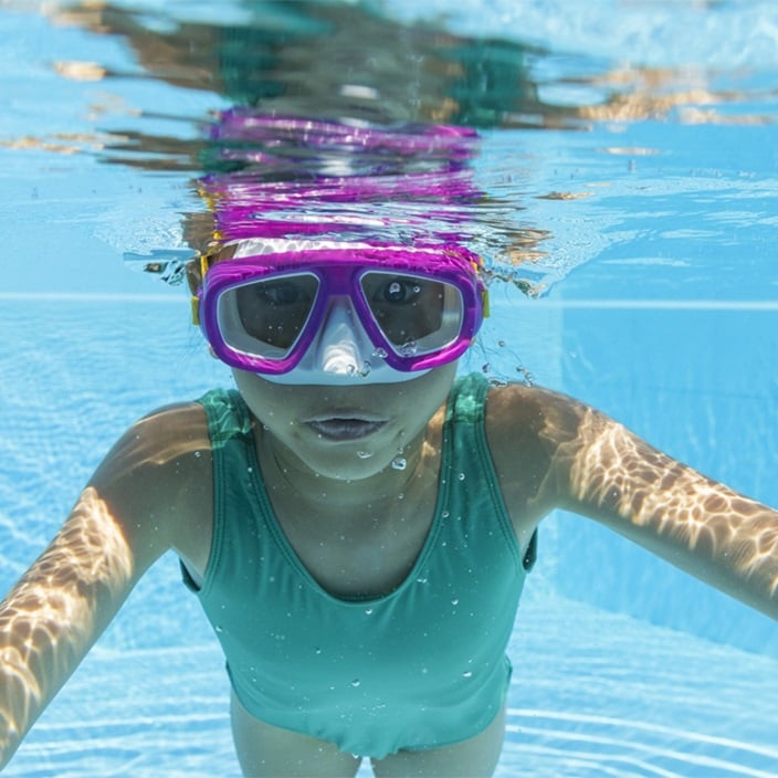 Peldmaska bērniem Bestway Aqua Champ Cerise