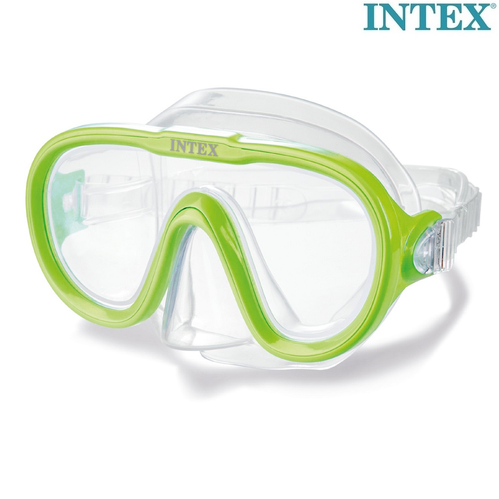 Bērnu peldēšanas maska Intex Green