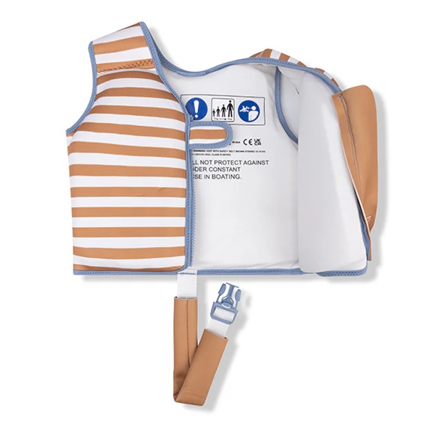 Peldveste bērniem Swim Essentials Brown Stripes
