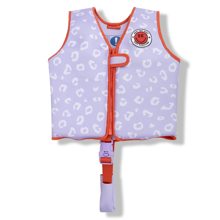 Peldveste bērniem Swim Essentials Lilac Leopard