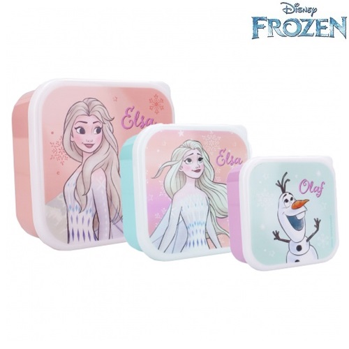 Bērnu uzkodu kastes Frozen Let's Eat