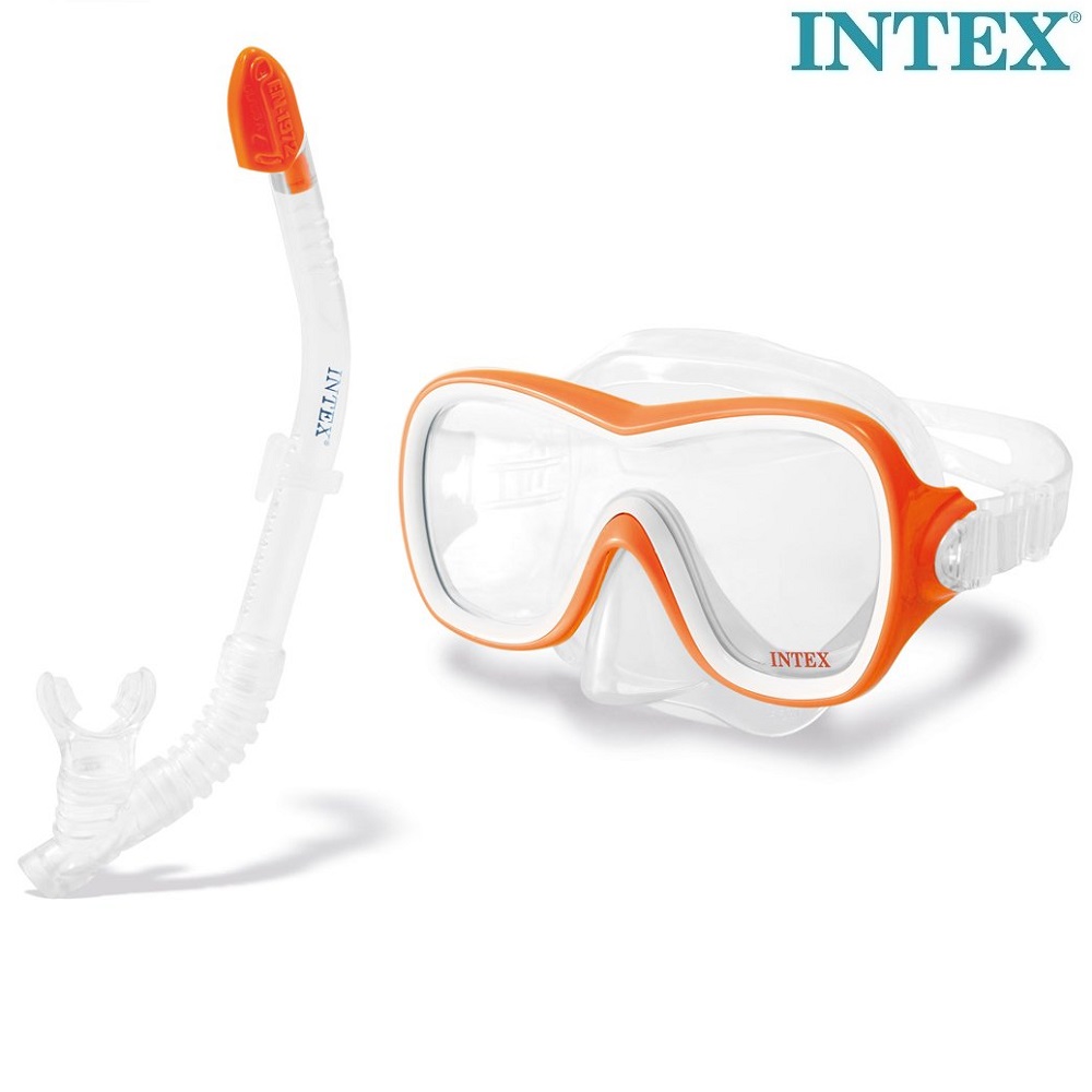 Bērnu snorkelēšanas komplekts Intex Orange
