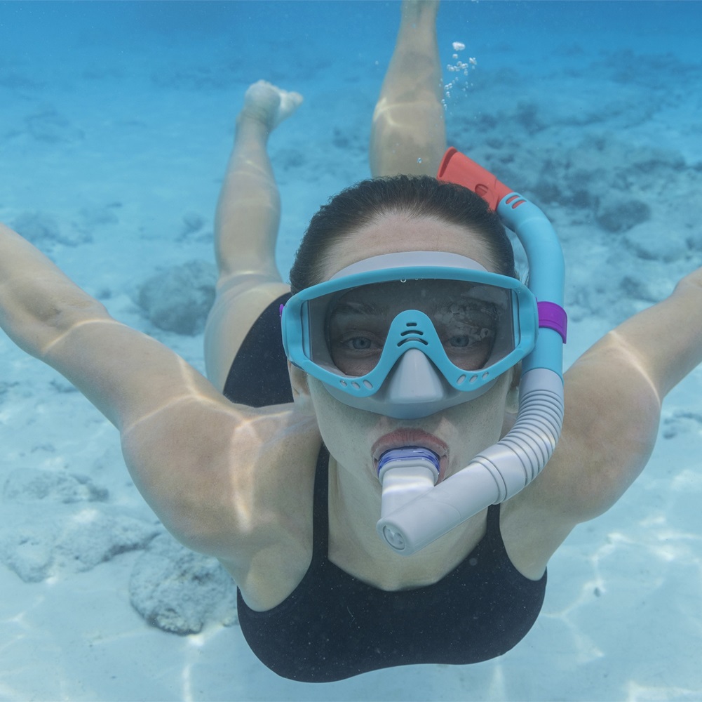 Snorkelēšanas komplekts bērniem - Bestway Spark Wave Blue Snorkelēšanas komplekts bērniem - Bestway Spark Wave Blue